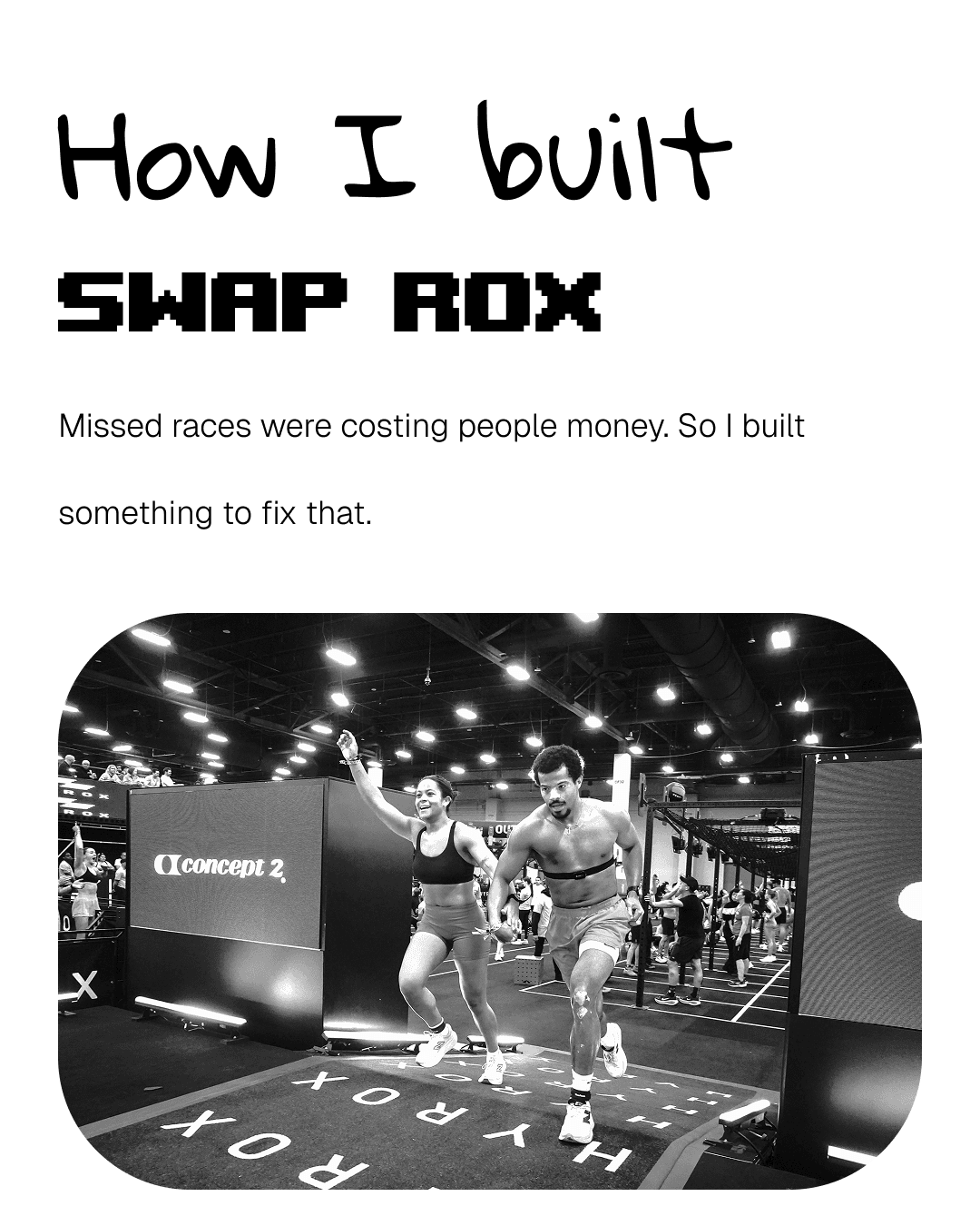 How I built Swap Rox — slide 1 of 6